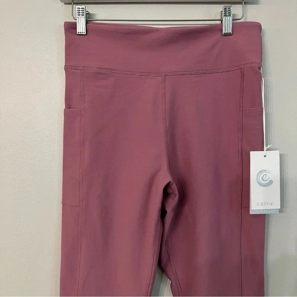 NWT Calme by Johnny Was Endurance High Waist Legging 7/8 w/ Pockets Sz Large - Picture 3 of 12